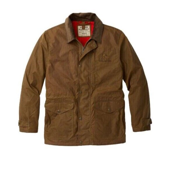 FILSON Ducks Unlimited Mens 3XL Cover Cloth Mile Marker Coat/Jacket Tan NEW $395 - Picture 4 of 12
